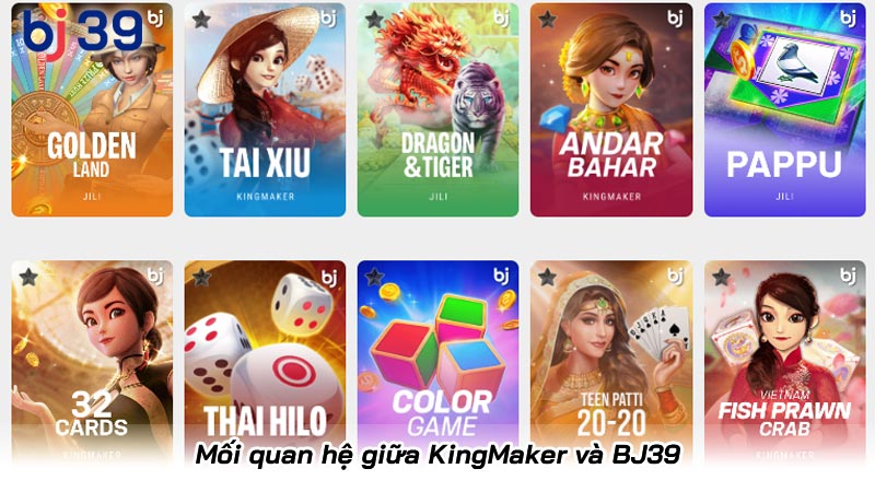 Game bài Kingmaker và những điều cần biết khi chơi bài tại BJ39 | Hình số 5 Mối quan hệ giữa KingMaker và BJ39